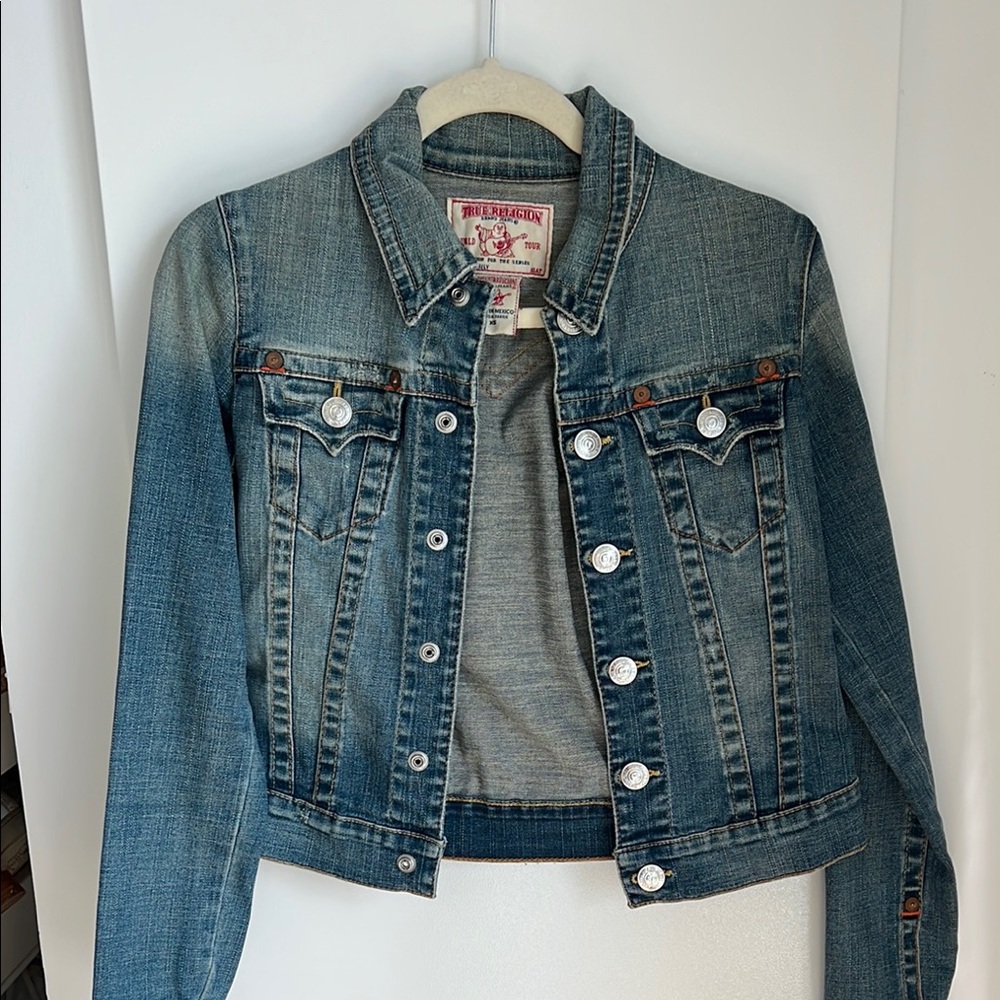 True Religion Blue Jean Jacket